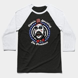 House of 1000 Corpses Captain Spaulding for President Baseball T-Shirt